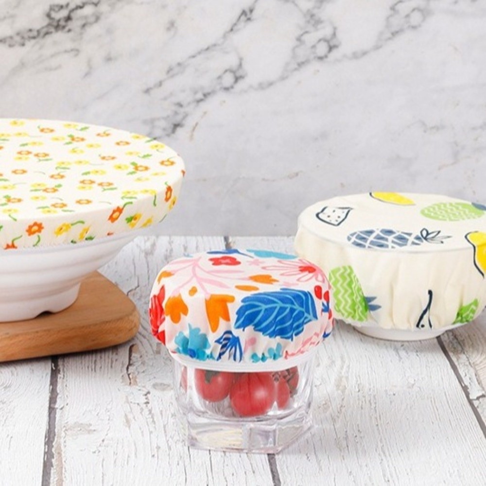 Beeswax Food Cover - Penutup Mangkuk Kain Lilin Lebah Anti