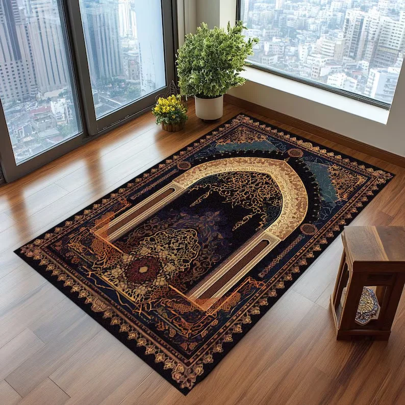 Sustainable Living Home - Karpet Desain Seni Vintage Premium Janamaz