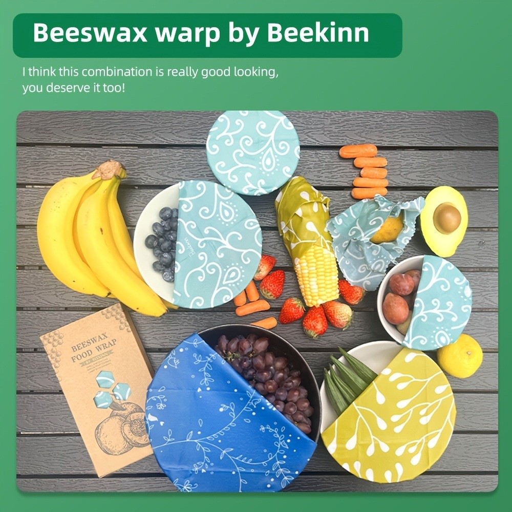 9pcs Pembungkus Makanan Lilin  - Beeswax Food Cover ulasan dan harga