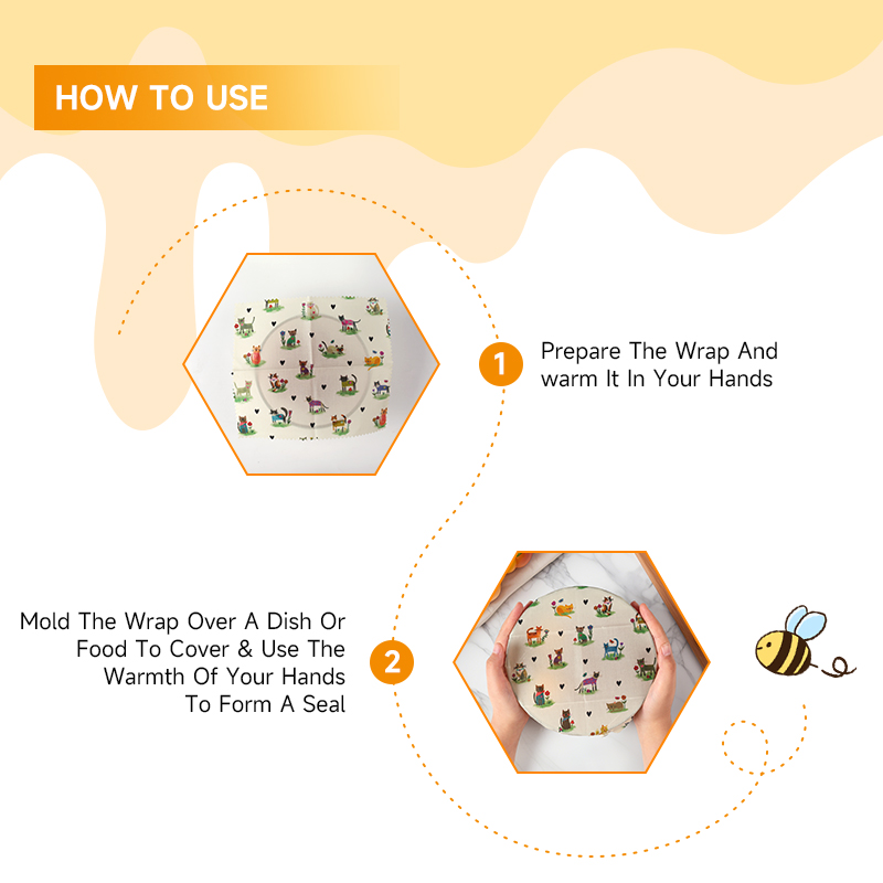 6 Paket (2S. 2M, 2L) Pembungku - Beeswax Food Cover ulasan dan harga