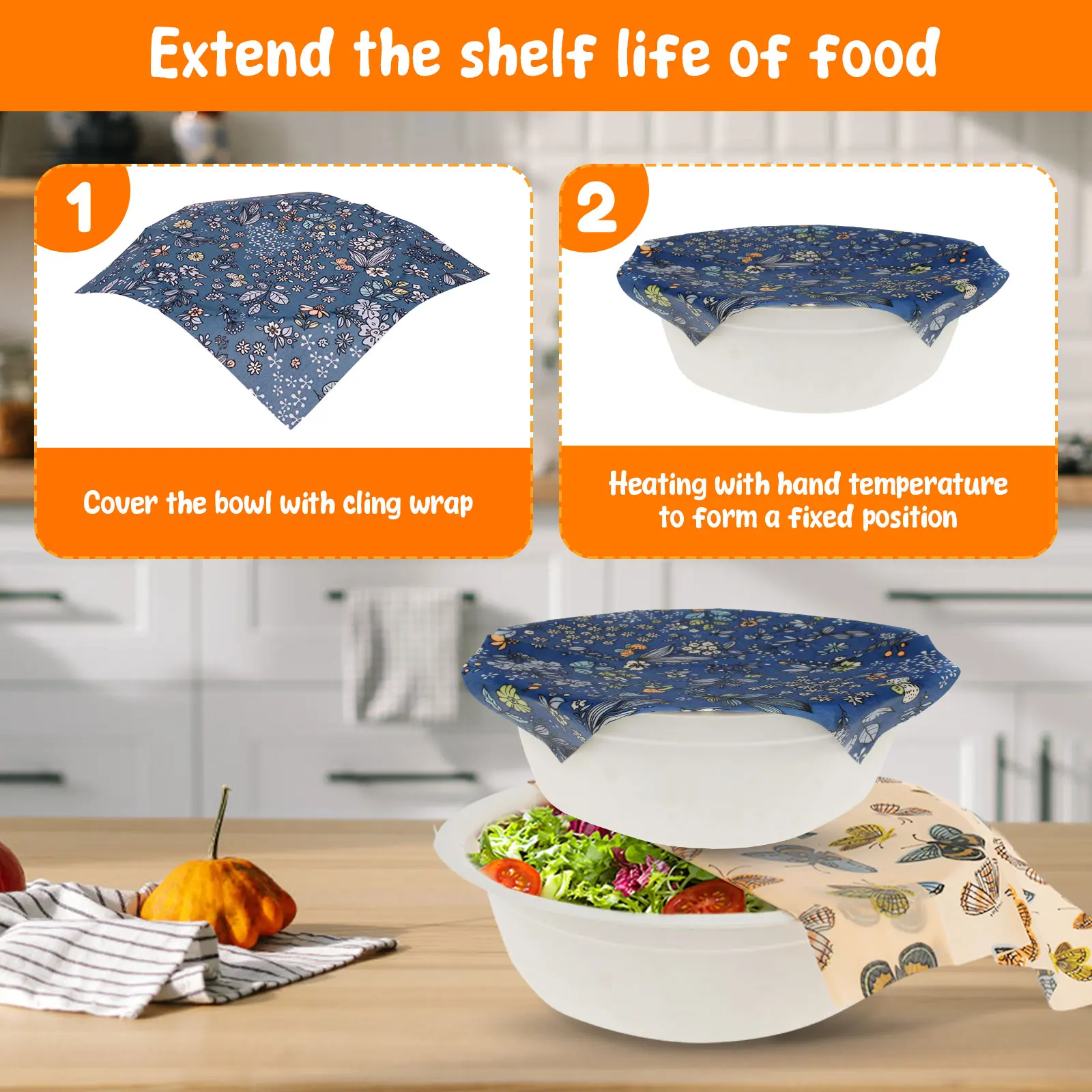 11 Pcs Set Pembungkus Makanan  - Beeswax Food Cover ulasan dan harga