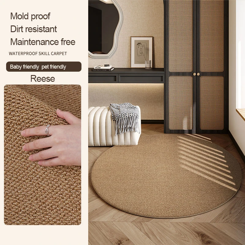Karpet anyaman bundar minimali - Sustainable Living Home ulasan dan harga