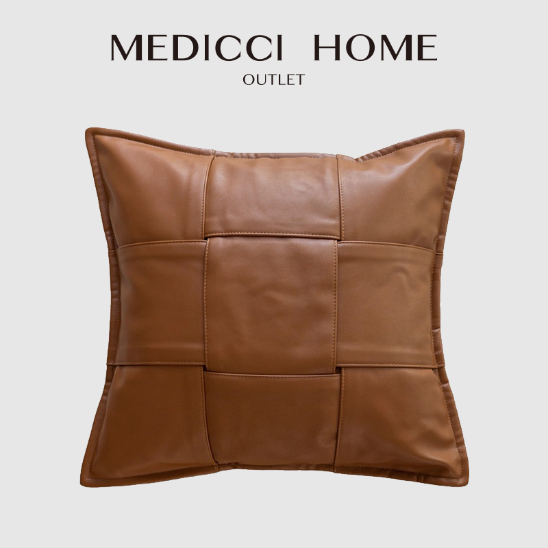Sarung Bantal Rajut Kulit Imit - Sustainable Living Home ulasan dan harga