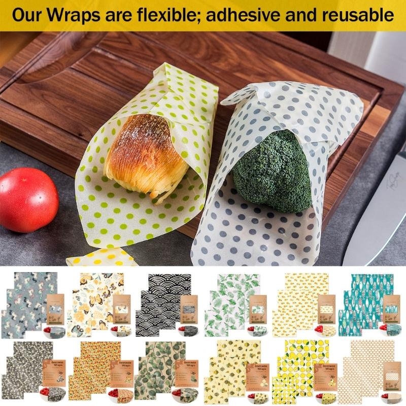Set Kain Lilin Lebah Menjaga K - Beeswax Food Cover ulasan dan harga