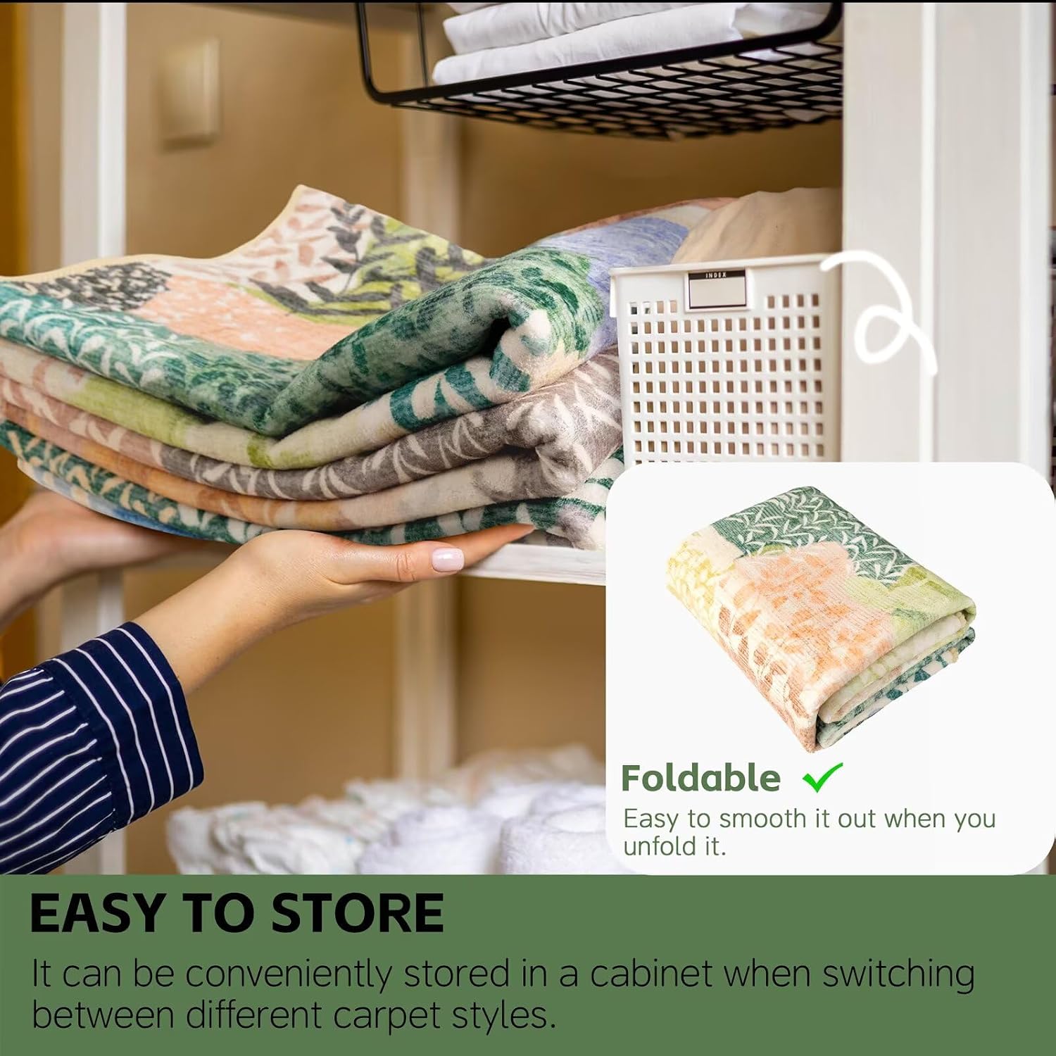 Karpet Bulat Bergaya Boho deng - Sustainable Living Home ulasan dan harga
